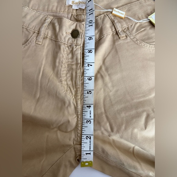 Barbour Commando Trouser in Dark Stone khaki lightweight pants - US size 6 - Picture 8 of 12
